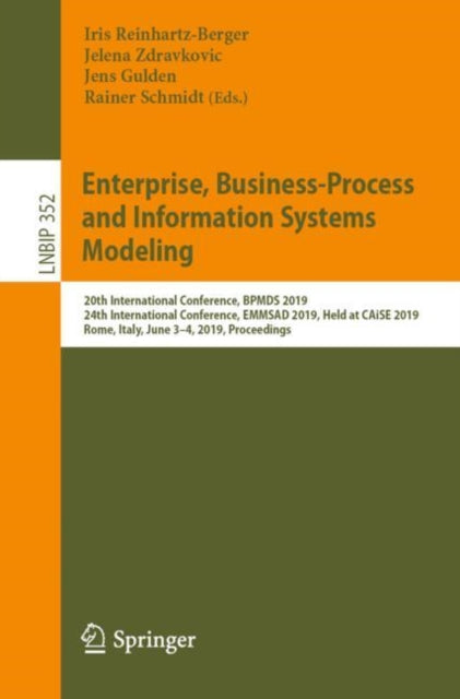 Book cover of: Enterprise, Business-Process and Information Systems Modeling. By: Iris Reinhartz-Berger