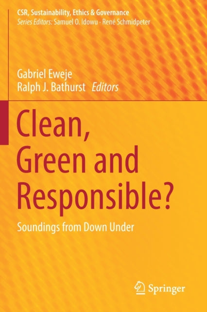 Book cover of: Clean, Green and Responsible?. By: Gabriel Eweje