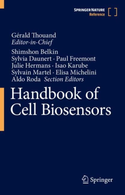 Book cover of: Handbook of Cell Biosensors. By: Gerald Thouand