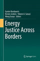 Book cover of: Energy Justice Across Borders. By: Gunter Bombaerts