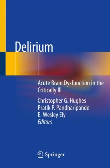 Book cover of: Delirium. By: Christopher G. Hughes