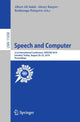 Book cover of: Speech and Computer. By: Albert Ali Salah