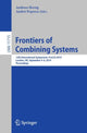 Book cover of: Frontiers of Combining Systems. By: Andreas Herzig