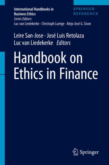 Book cover of: Handbook on Ethics in Finance. By: Leire San-Jose