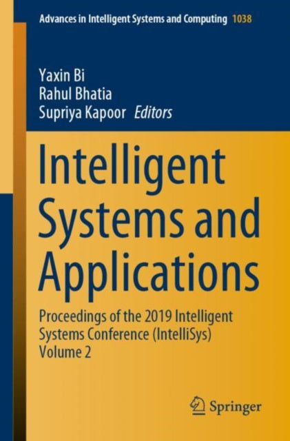 Book cover of: Intelligent Systems and Applications. By: Yaxin Bi