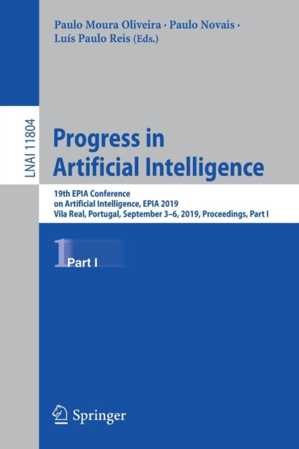 Book cover of: Progress in Artificial Intelligence. By: Paulo Moura Oliveira