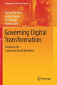 Book cover of: Governing Digital Transformation. By: Steven De Haes