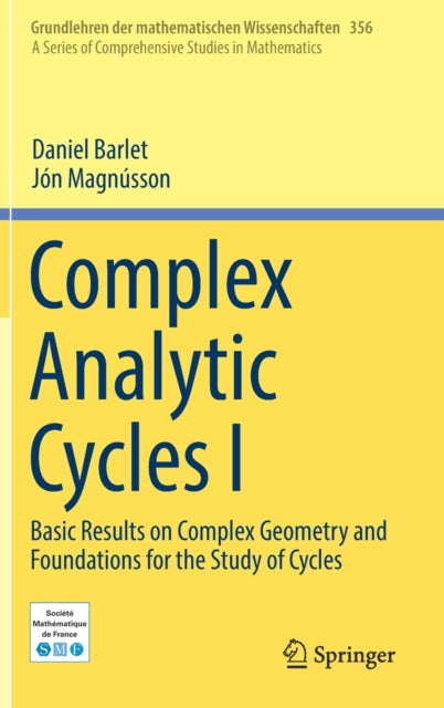 Book cover of: Complex Analytic Cycles I. By: Daniel Barlet