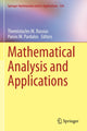 Book cover of: Mathematical Analysis and Applications. By: Themistocles M. Rassias