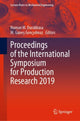 Book cover of: Proceedings of the International Symposium for Production Research 2019. By: Numan M. Durakbasa