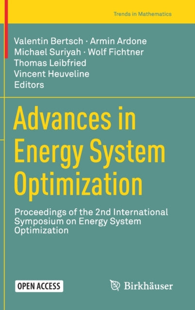 Book cover of: Advances in Energy System Optimization. By: Valentin Bertsch