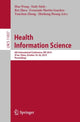 Book cover of: Health Information Science. By: Hua Wang