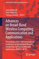 Book cover of: Advances on Broad-Band Wireless Computing, Communication and Applications. By: Leonard Barolli