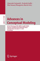 Book cover of: Advances in Conceptual Modeling. By: Giancarlo Guizzardi