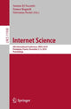 Book cover of: Internet Science. By: Samira El Yacoubi