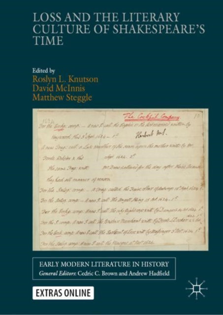 Book cover of: Loss and the Literary Culture of Shakespeare’s Time. By: Roslyn L. Knutson