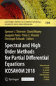 Book cover of: Spectral and High Order Methods for Partial Differential Equations ICOSAHOM 2018. By: Joaquim Peiró