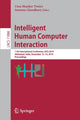 Book cover of: Intelligent Human Computer Interaction. By: Uma Shanker Tiwary