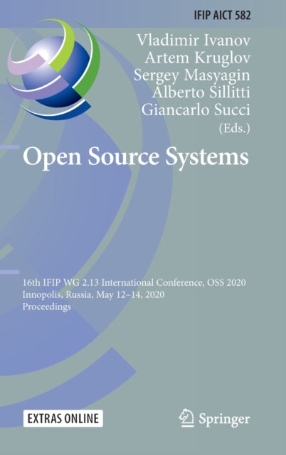 Book cover of: Open Source Systems. By: Vladimir Ivanov