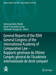 Book cover of: General Reports of the XXth General Congress of the International Academy of Comparative Law - Rapports generaux du XXeme Congres general  de l'Academie internationale de droit compare. By: Katharina Boele-Woelki