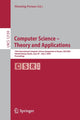 Book cover of: Computer Science – Theory and Applications. By: Henning Fernau