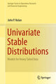 Book cover of: Univariate Stable Distributions. By: John P. Nolan