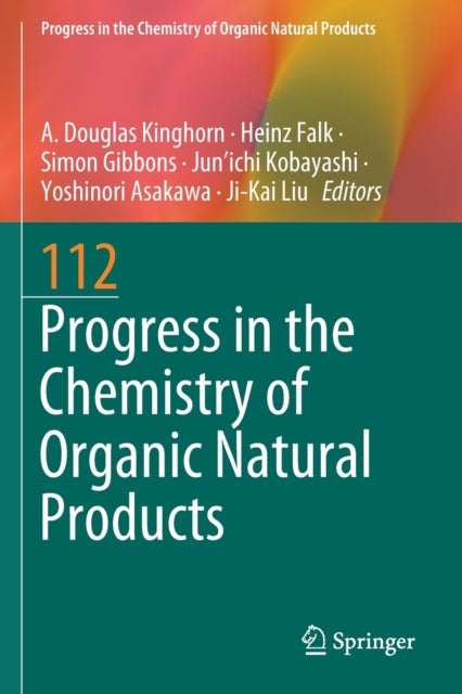 Book cover of: Progress in the Chemistry of Organic Natural Products 112. By: A. Douglas Kinghorn
