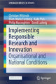 Book cover of: Implementing Responsible Research and Innovation. By: Christian Wittrock
