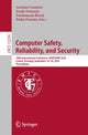 Book cover of: Computer Safety, Reliability, and Security. By: António Casimiro
