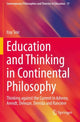 Book cover of: Education and Thinking in Continental Philosophy. By: Itay Snir