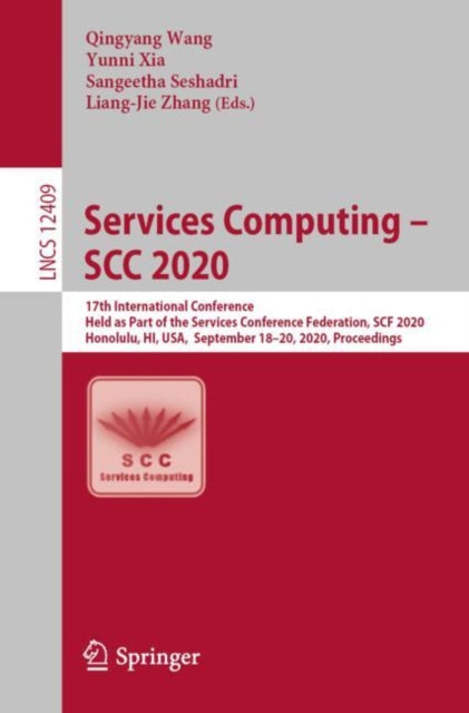 Book cover of: Services Computing – SCC 2020. By: Qingyang Wang