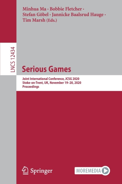 Book cover of: Serious Games. By: Minhua Eunice Ma
