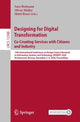 Book cover of: Designing for Digital Transformation. Co-Creating Services with Citizens and Industry. By: Sara Hofmann