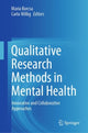 Book cover of: Qualitative Research Methods in Mental Health. By: Maria Borcsa