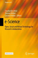 Book cover of: e-Science. By: Claudia Koschtial