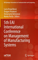 Book cover of: 5th EAI International Conference on Management of Manufacturing Systems. By: Lucia Knapcikova