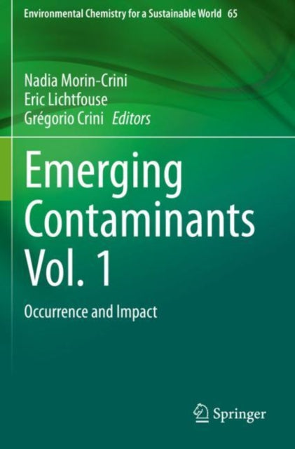 Book cover of: Emerging Contaminants Vol. 1. By: Nadia Morin-Crini