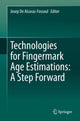 Book cover of: Technologies for Fingermark Age Estimations: A Step Forward. By: Josep De Alcaraz-Fossoul