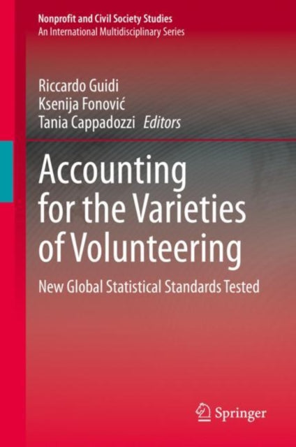 Book cover of: Accounting for the Varieties of Volunteering. By: Riccardo Guidi