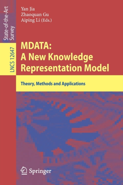 Book cover of: MDATA: A New Knowledge Representation Model. By: Yan Jia