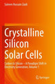 Book cover of: Crystalline Silicon Solar Cells. By: Saleem Hussain Zaidi