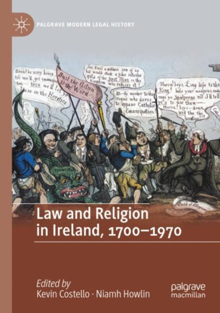 Book cover of: Law and Religion in Ireland, 1700-1970. By: Kevin Costello