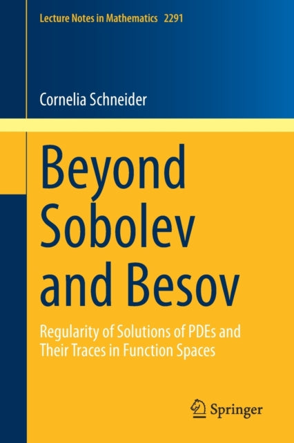 Book cover of: Beyond Sobolev and Besov. By: Cornelia Schneider