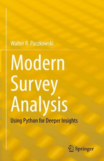 Book cover of: Modern Survey Analysis. By: Walter R. Paczkowski
