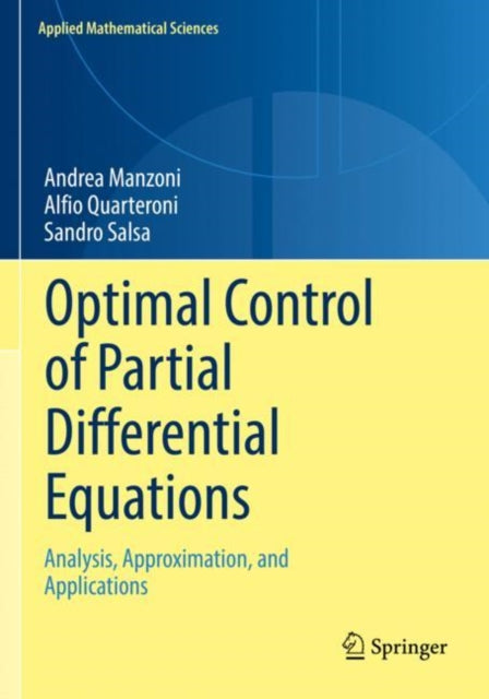 Book cover of: Optimal Control of Partial Differential Equations. By: Andrea Manzoni