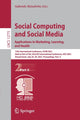 Book cover of: Social Computing and Social Media: Applications in Marketing, Learning, and Health. By: Gabriele Meiselwitz