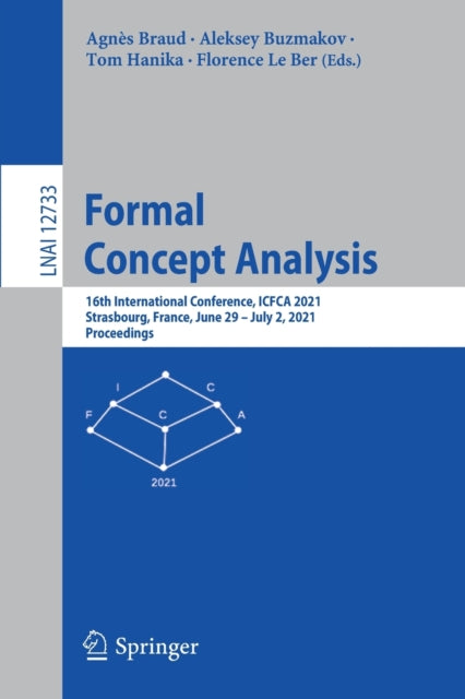 Book cover of: Formal Concept Analysis. By: Agnès Braud