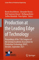 Book cover of: Production at the Leading Edge of Technology. By: Bernd-Arno Behrens