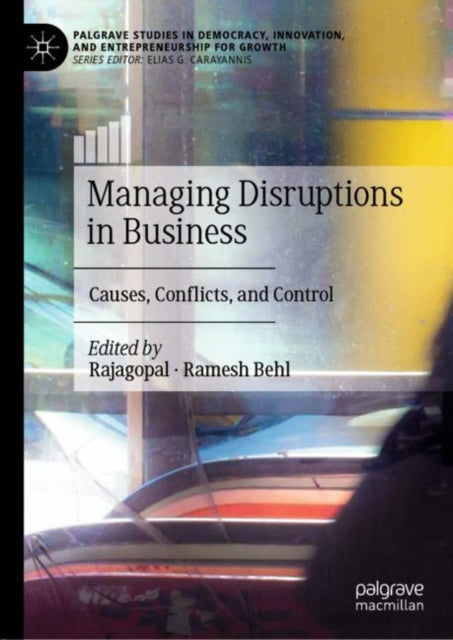 Book cover of: Managing Disruptions in Business. By: Rajagopal