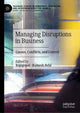 Book cover of: Managing Disruptions in Business. By: Rajagopal